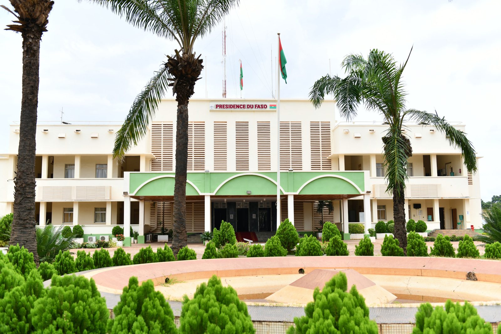 Le Palais présidentiel de Koulouba, à Ouagadougou.
